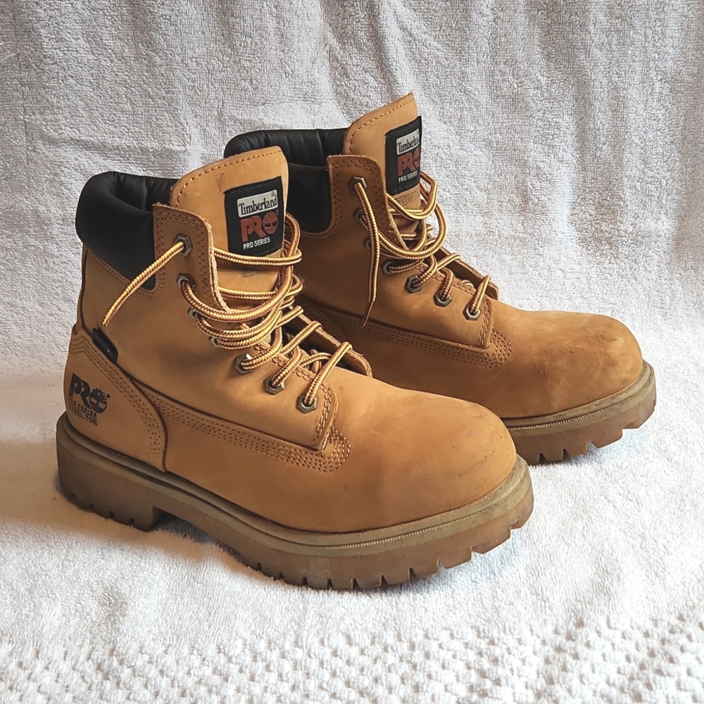 Timberland Steel Toe Waterproof Work Boots M8.5/W10